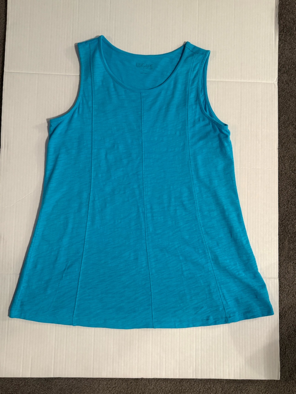 Women’s Sleeveless escape by Habitat  Top in Bright Teal size small